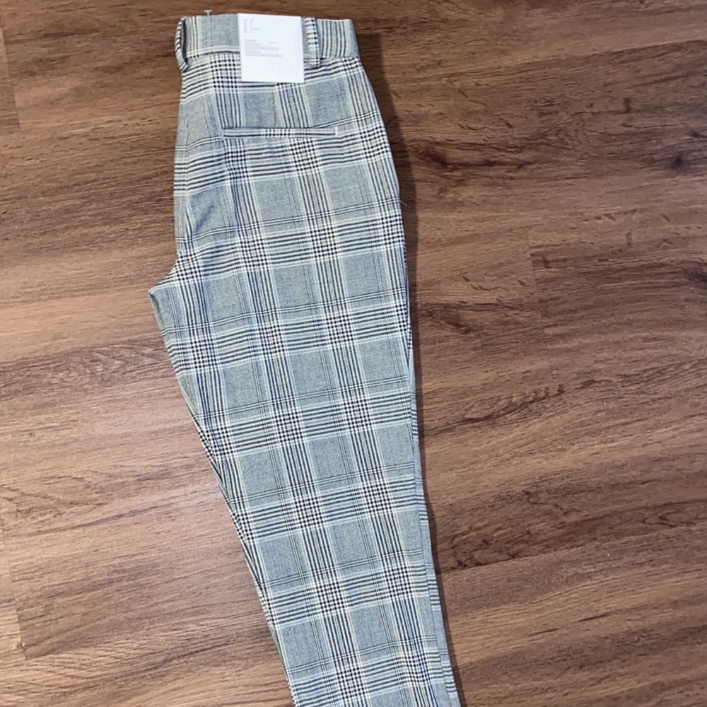 HM plaid suit pants